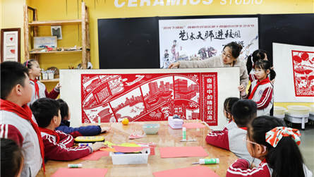 非遗剪纸进校园 知行结合传匠心